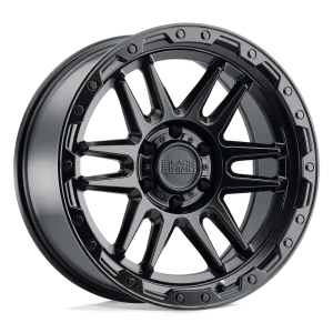 Black Rhino – APACHE – Black – 18″x9″ 12mm – All weather Wheels – 1890APC126120M67